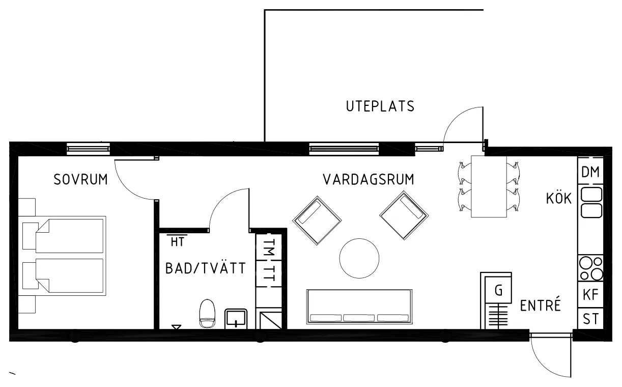 Hyreslägenhet på Vilshultsvägen 27 B i Olofström